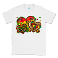 White juneteenth heart Classic Tee - texasbilliewilder