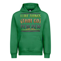 Emerald i like things that go pew pew Urban Hoodie - MaliasSmallBusiness