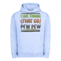 Pigment Grape Ice i like things that go pew pew Urban Hoodie - MaliasSmallBusiness
