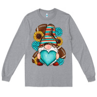 Heather Grey western football gnomes Long Sleeve Tee - RanaPortraitStore