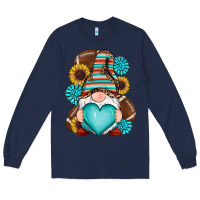 Navy western football gnomes Long Sleeve Tee - RanaPortraitStore