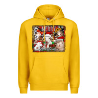 Lemon merry christmas goats Premium Hoodie - Jasminsmagicworld