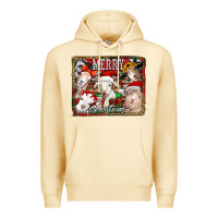 Pina Colada merry christmas goats Premium Hoodie - Jasminsmagicworld
