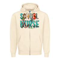 Sandshell school nurse Zipper Hoodie - texasbilliewilder