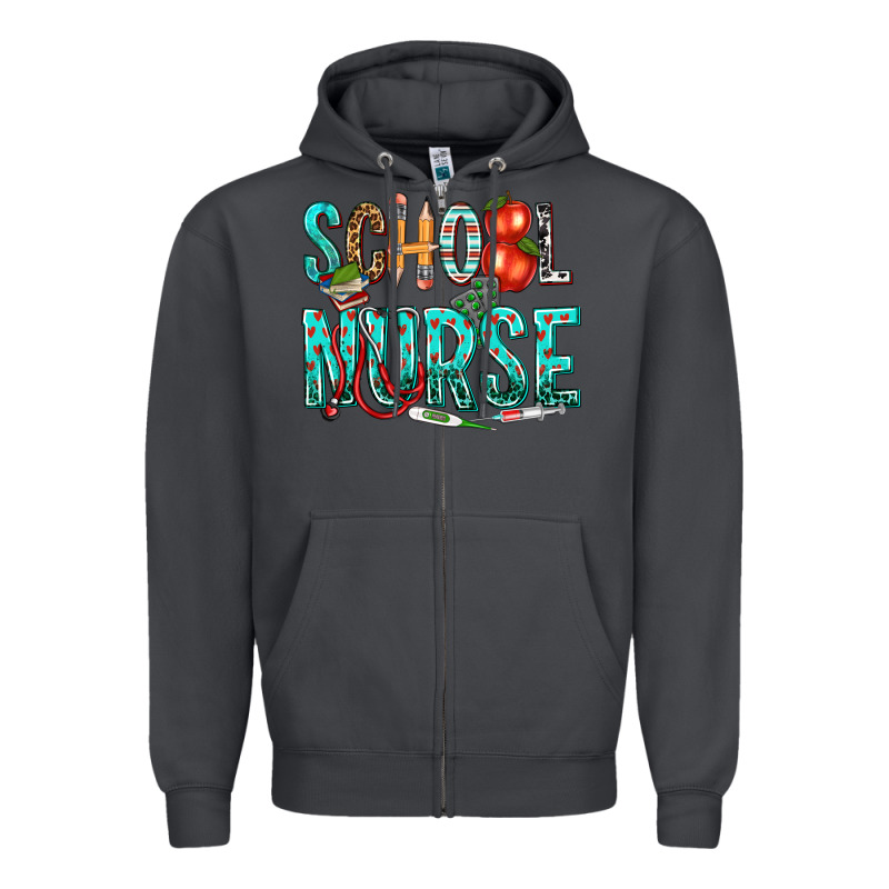 School Nurse Zipper Hoodie by texasbilliewilder | Teevron