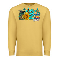Antique Gold western sunflower class of 2023 Premium Sweatshirt - AdoDesignShop