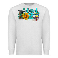 Oatmeal Heather western sunflower class of 2023 Premium Sweatshirt - AdoDesignShop