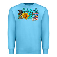Ocean Blue western sunflower class of 2023 Premium Sweatshirt - AdoDesignShop