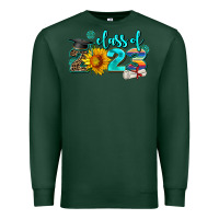 Sports Green western sunflower class of 2023 Premium Sweatshirt - AdoDesignShop