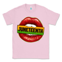 Bubblegum Pink juneteenth lips Classic Tee - texasbilliewilder