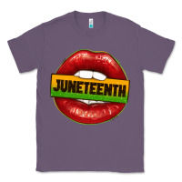 Lavender juneteenth lips Classic Tee - texasbilliewilder
