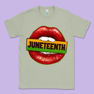Classic Tee juneteenth lips