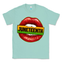 Seafoam juneteenth lips Classic Tee - texasbilliewilder