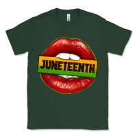 Sports Green juneteenth lips Classic Tee - texasbilliewilder
