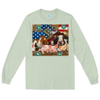 Matcha American farm animals Long Sleeve Tee - RanaPortraitStore