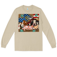 Mushroom American farm animals Long Sleeve Tee - RanaPortraitStore