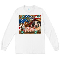 White American farm animals Long Sleeve Tee - RanaPortraitStore