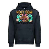 Navy holy cow 100 days of school Urban Hoodie - MaliasSmallBusiness