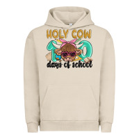 Pigment French Oak holy cow 100 days of school Urban Hoodie - MaliasSmallBusiness
