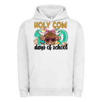 Pigment Lunar Rock holy cow 100 days of school Urban Hoodie - MaliasSmallBusiness