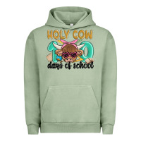 Pigment Oil Green holy cow 100 days of school Urban Hoodie - MaliasSmallBusiness
