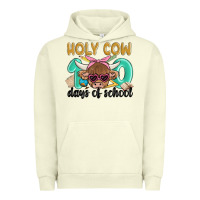 Pigment Pistachio holy cow 100 days of school Urban Hoodie - MaliasSmallBusiness