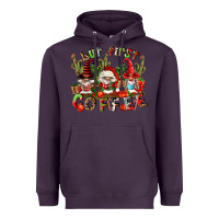Plum but first coffee Heavyweight Hoodie - FaDigitalArtStudio