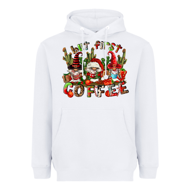 But First Coffee Heavyweight Hoodie by FaDigitalArtStudio | Teevron