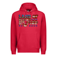 Cardinal land of the free america Premium Hoodie - Jasminsmagicworld