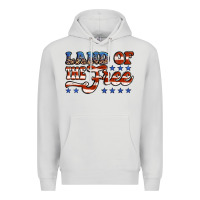 Dove Grey land of the free america Premium Hoodie - Jasminsmagicworld