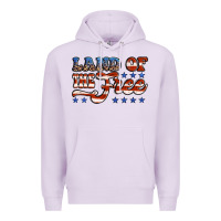 Lilac land of the free america Premium Hoodie - Jasminsmagicworld