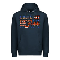 Navy land of the free america Premium Hoodie - Jasminsmagicworld