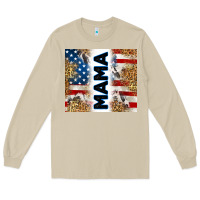 Mushroom American mama Long Sleeve Tee - RanaPortraitStore