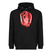 Black Catchers Mitt Fa Element Heavyweight Hoodie - FaDigitalArtStudio
