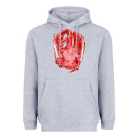 Heather Grey Catchers Mitt Fa Element Heavyweight Hoodie - FaDigitalArtStudio