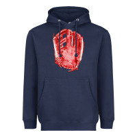 Navy Catchers Mitt Fa Element Heavyweight Hoodie - FaDigitalArtStudio