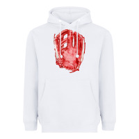 White Catchers Mitt Fa Element Heavyweight Hoodie - FaDigitalArtStudio