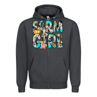Smoke farm girl Zipper Hoodie - Zillion Design Studio
