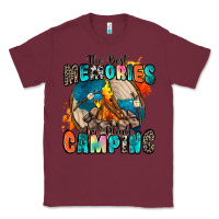 Burgundy the best memories are made camping Classic Tee - Zillion Design Studio