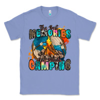 Colony Blue the best memories are made camping Classic Tee - Zillion Design Studio