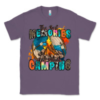 Lavender the best memories are made camping Classic Tee - Zillion Design Studio