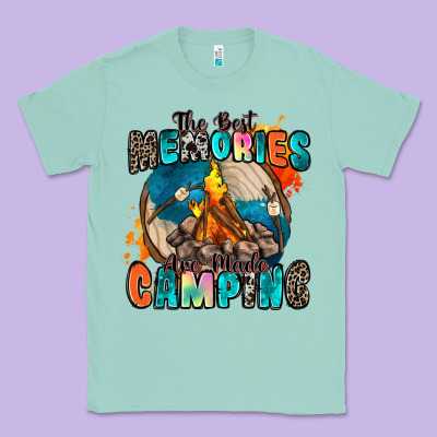Classic Tee the best memories are made camping