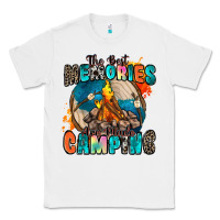 White the best memories are made camping Classic Tee - Zillion Design Studio