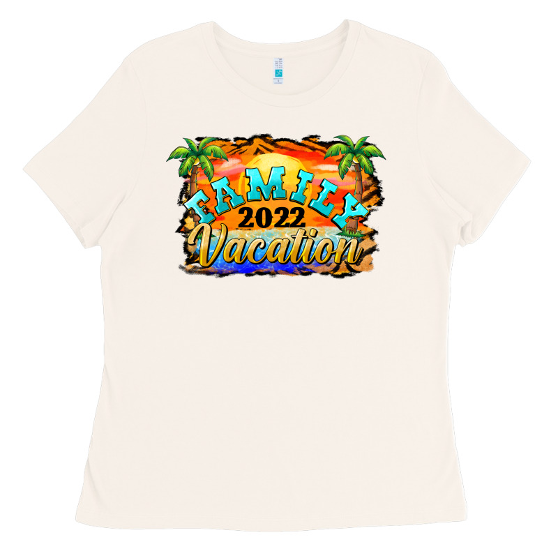 Family Vacation 2022 Ladies Tee by BarkalooDesign | Teevron