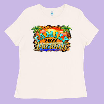 Family Vacation 2022 Ladies Tee Designed By Barkaloodesign