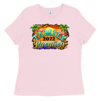 Bubblegum Pink family vacation 2022 Ladies Tee - BarkalooDesign