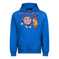 Cobalt will you be my Urban Hoodie - MaliasSmallBusiness