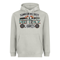 Moon Dust summer night & dirt track lights Heavyweight Hoodie - CowhideDigitalArt