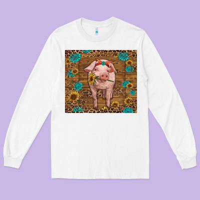 Long Sleeve Tee baby pig