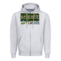 Heather Grey science teacher Zipper Hoodie - texasbilliewilder